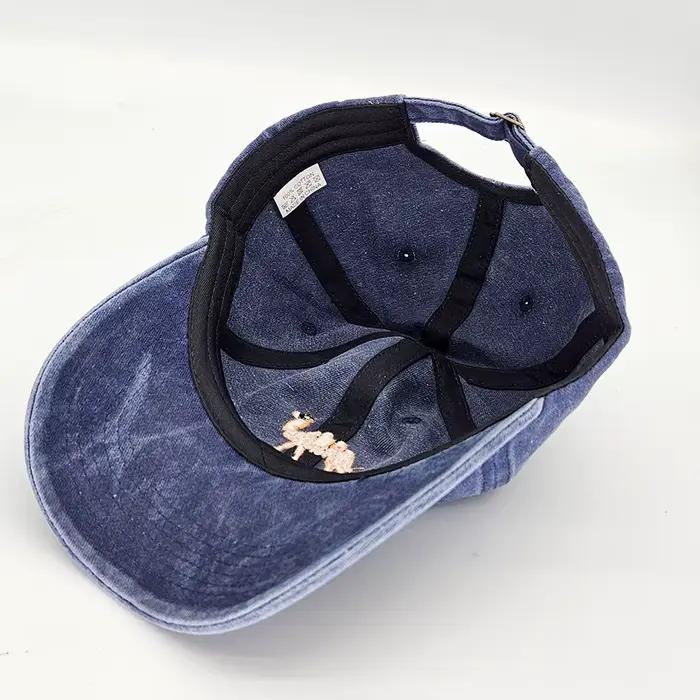 Casquettes de Baseball brodées en coton Camel