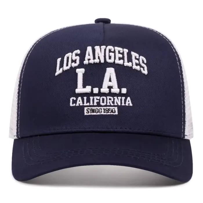 Casquette de sport brodée LOS ANGELES pour hommes et femmes