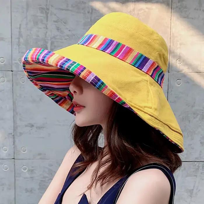 Chapeau de plage rétro pour femmes