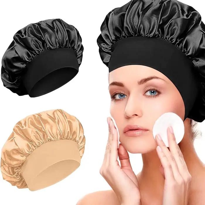 Bonnet de cheveux en Satin doux pour femmes