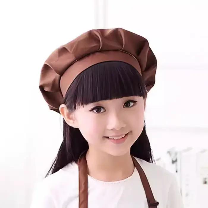 Chapeau de chef en polyester pour enfants