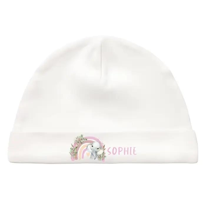 Chapeau personnalisé pour nouveau-né avec nom