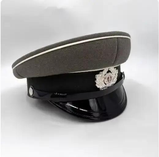 Chapeau allemand casquette d'hiver montagne vert officier vintage