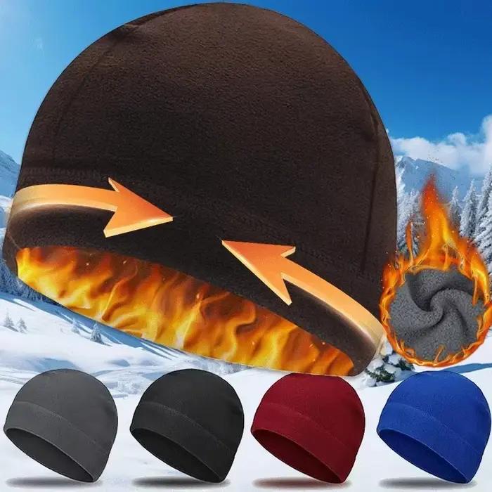 Chapeaux d'hiver thermiques en polaire pour hommes et femmes