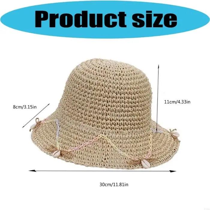Chapeau victorien en paille élégant à mode