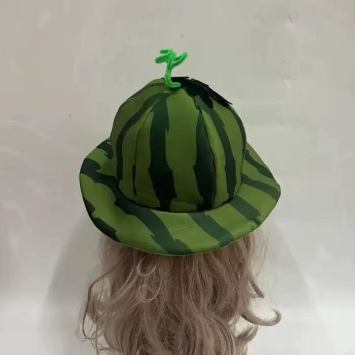 Chapeau de soleil créatif en forme de pastèque