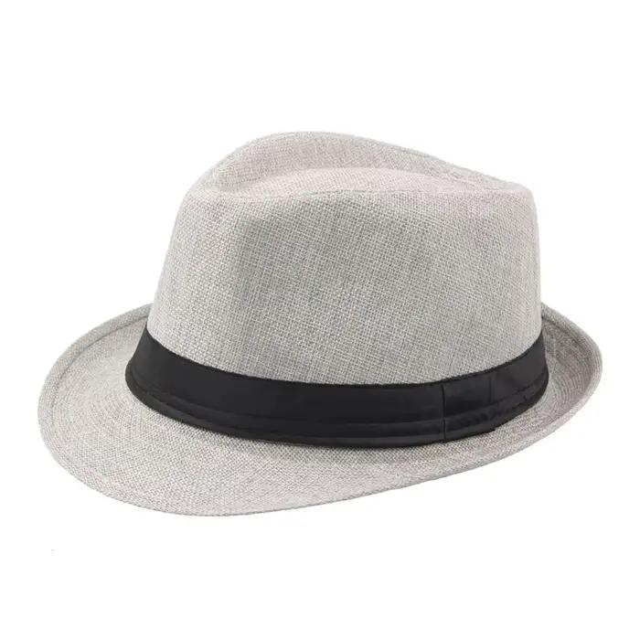 Chapeau de paille à large bord pour hommes et femmes