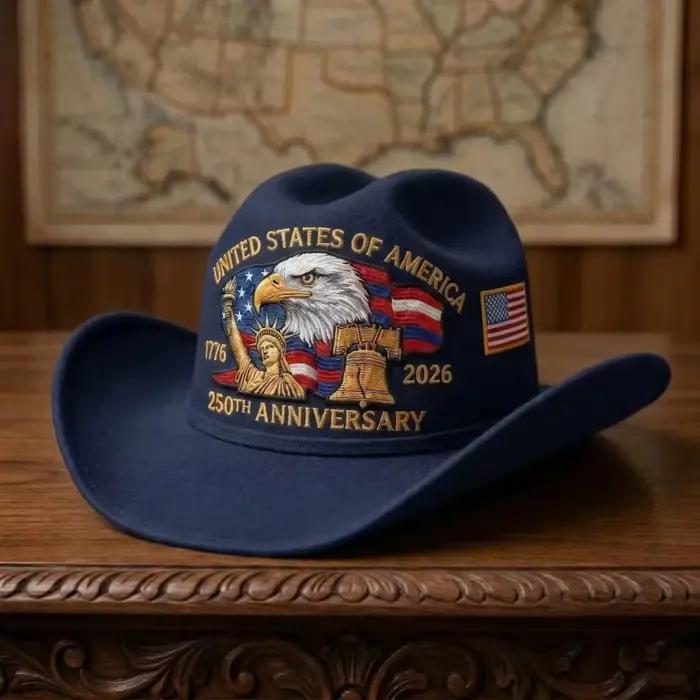 Chapeau de cowboy du 250e anniversaire des États-Unis