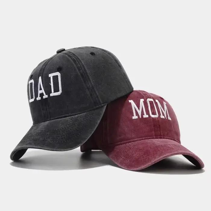 Chapeau de Baseball brodé pour maman et papa