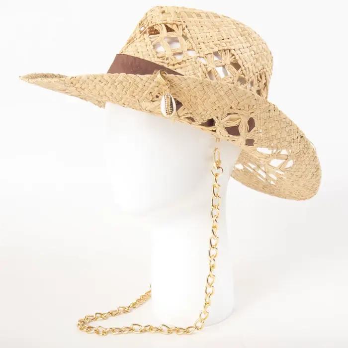 Chapeau de paille RB Rafia style espagnol