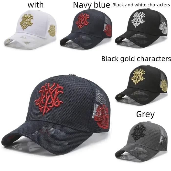 Casquette de baseball vintage gothique brodée « NY »