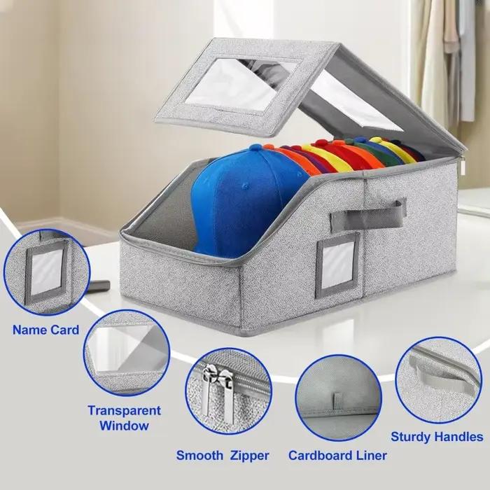 Boîte de rangement multifonctionnelle pour chapeaux