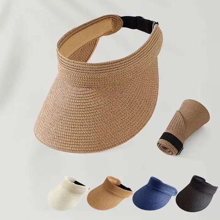 Chapeau de soleil d'été pliable pour femme