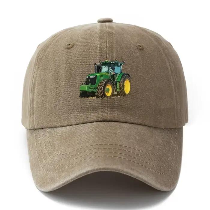 Casquette de baseball de tracteur imprimée pour hommes