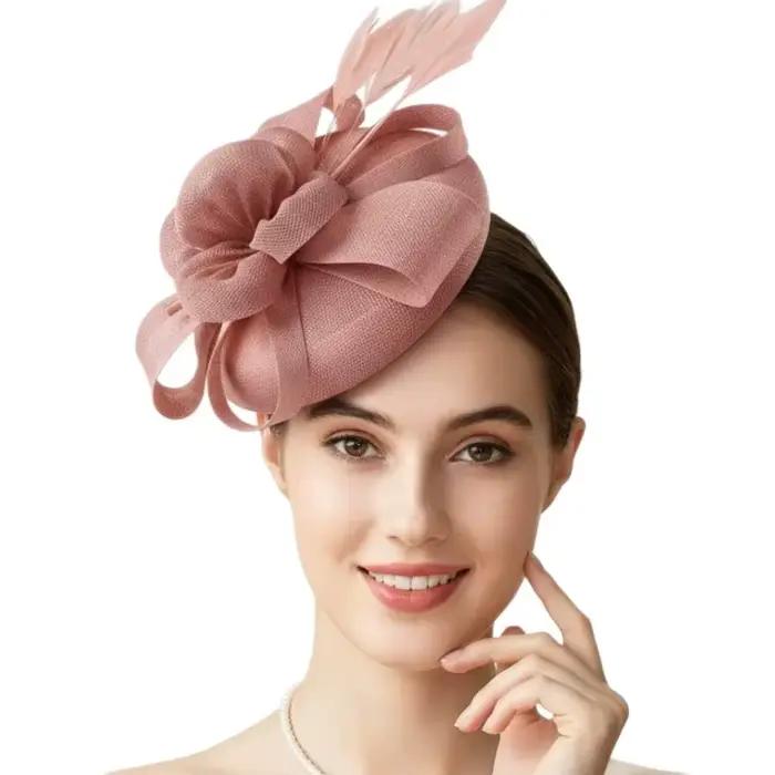Élégant Chapeau Fascinator à Paillettes pour Femme