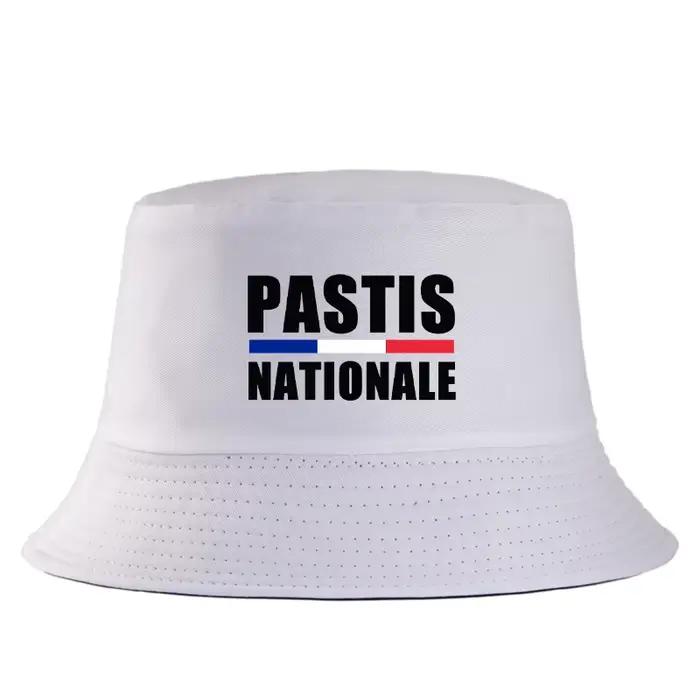 Chapeau Bob Réversible Imprimé Pastis National pour Hommes et Femmes