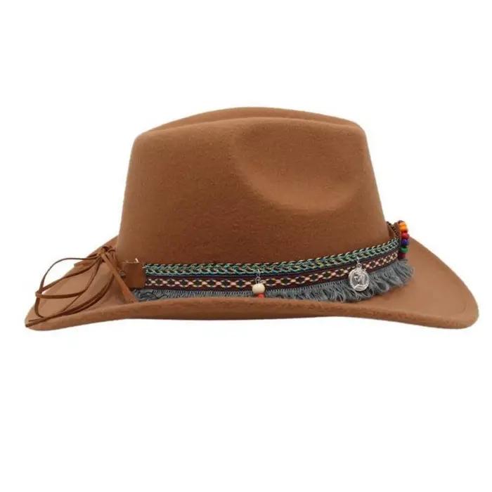 Chapeau de cowboy de style ethnique occidental