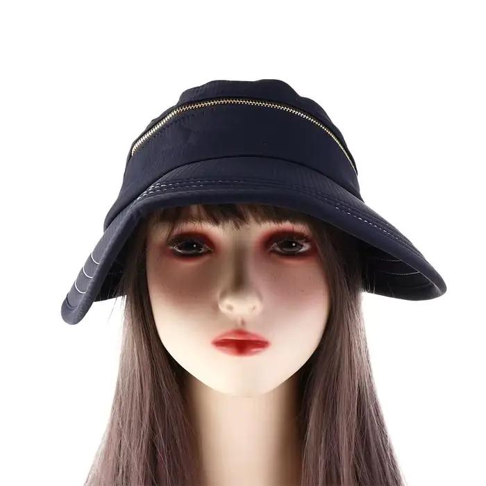 Chapeau de soleil amovible pour femme