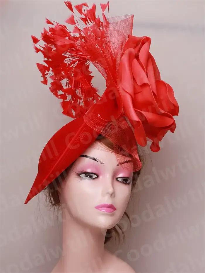 Barrette à cheveux polyester élégante pour mariage cocktail performance femmes printemps automne