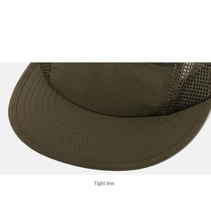 Casquette de camionneur en maille ajourée, casquette de baseball à séchage rapide, visière INS, chapeau respirant et léger pour homme, casquette de pêche, casquette de golf pour activités outdoor
