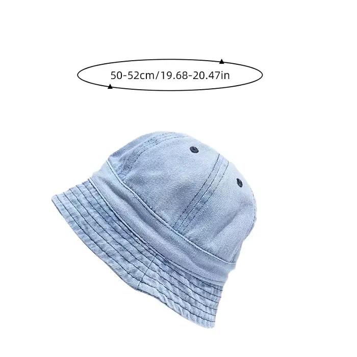 Casquette seau en Denim coréen pour bébé