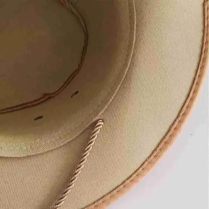 Chapeau de cowboy occidental coloré pour homme