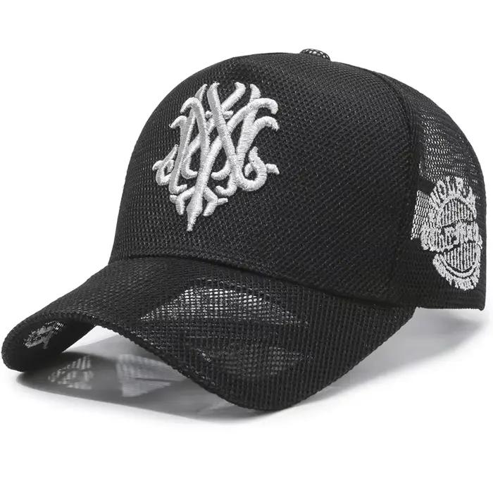 Casquette de baseball vintage gothique brodée « NY »