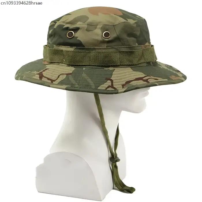 Chapeau Boonie Camouflage Vintage pour un style militaire tactique
