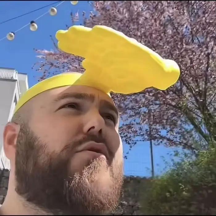 Chapeau de soleil créatif et amusant pour l'été