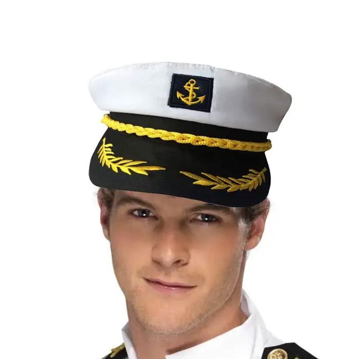 Chapeau de capitaine de marin de Yacht pour adultes