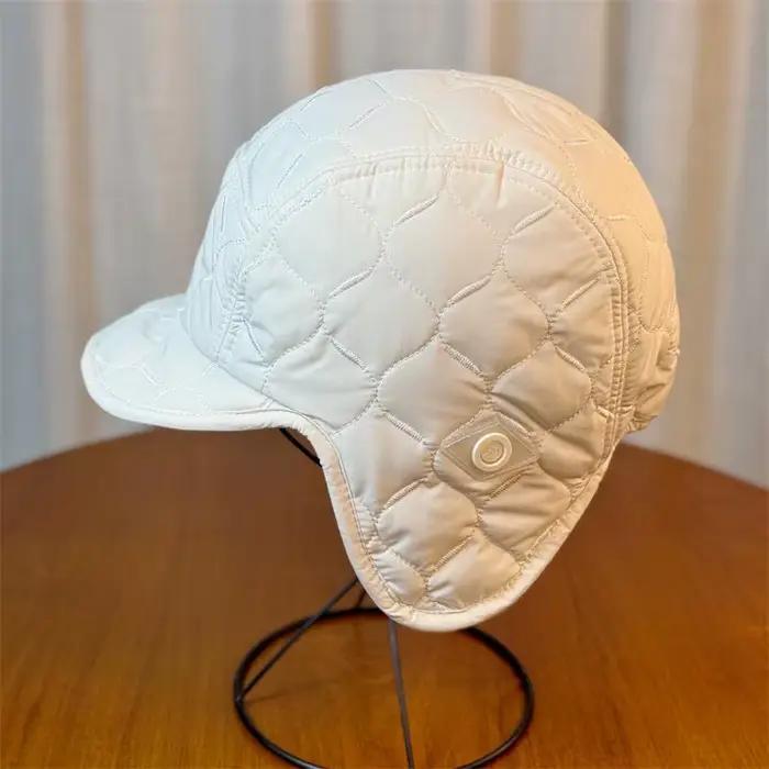 Chapeau Lei Feng en velours unisexe
