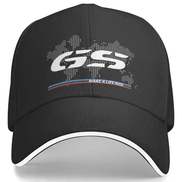 Casquette de Baseball Moto GS Design Sportif Multicolore pour Motocyclisme Course de Motocross Ajustement Réglable Usage Extérieur