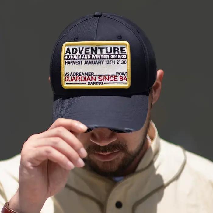 Maden Casquette de baseball réglable avec lettre rétro