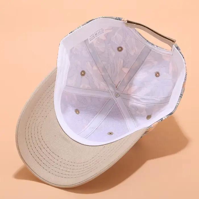 Casquette de baseball imprimée bohème pour femme