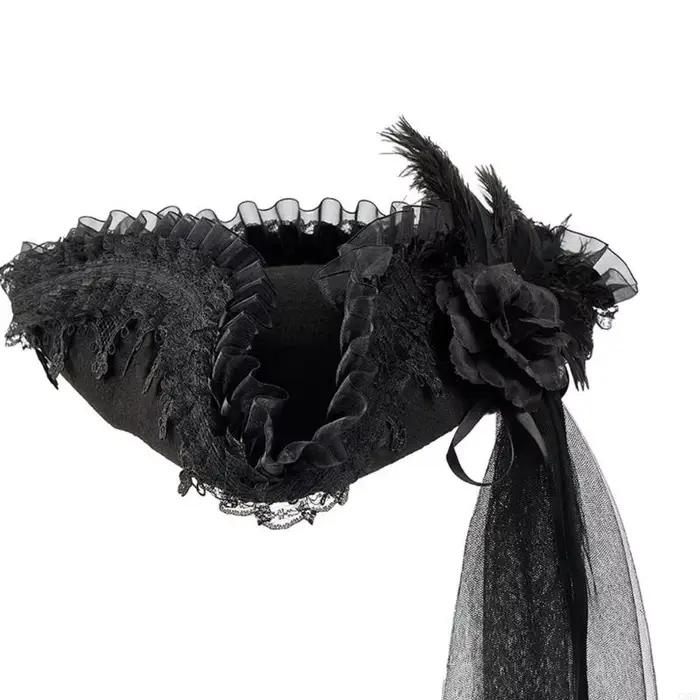 Chapeau tricorne de capitaine Pirate du 18ème siècle
