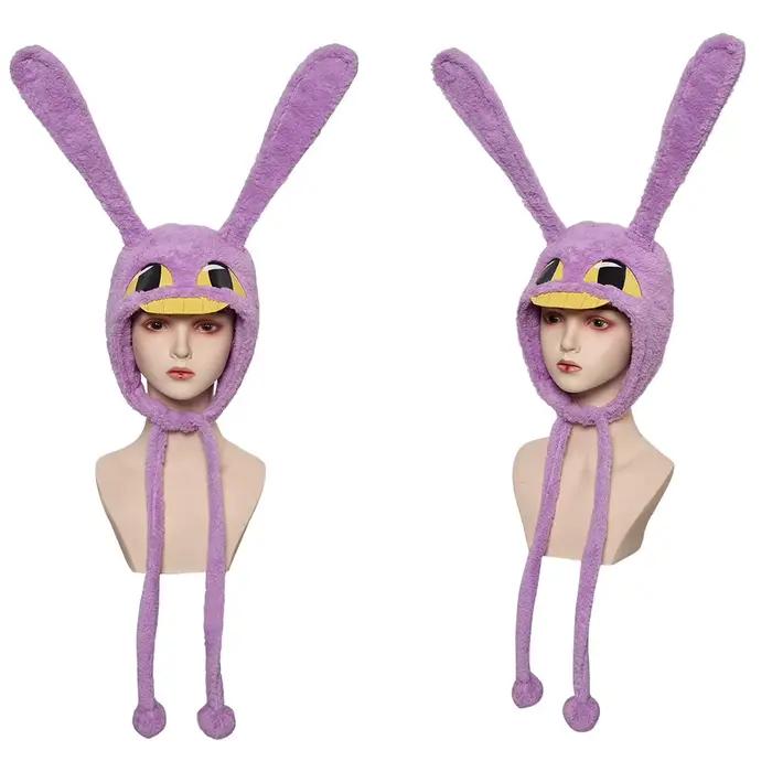 Jax Cosplay fantaisie chapeau barboteuses dessin animé TV Clown magique déguisement hommes femmes accessoires casquettes Halloween Fantasia vêtements