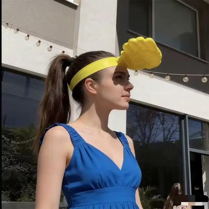 Chapeau amusant en forme de palmier