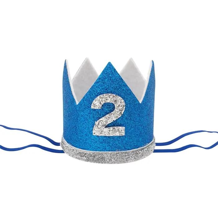 1 pièce Chapeau d'anniversaire pour garçon 1 2 3 ans