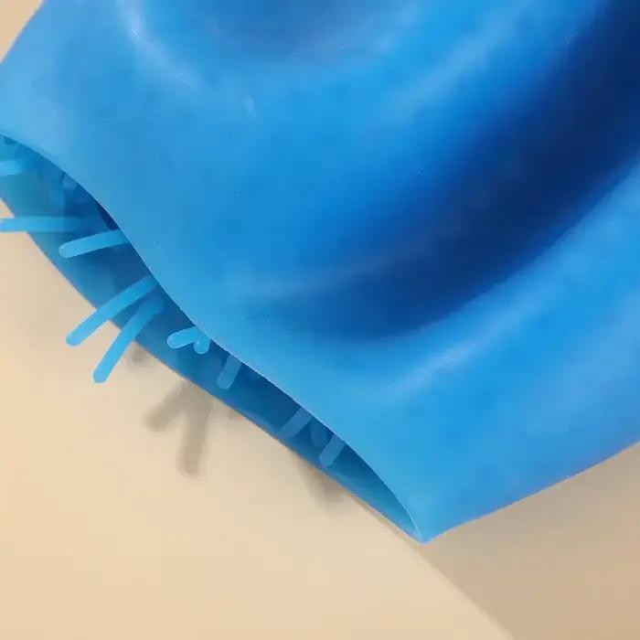 Viral TPR hérissé moelleux chapeau coloré fou cheveux Cos perruque TPR caoutchouc souple fête interactif drôle
