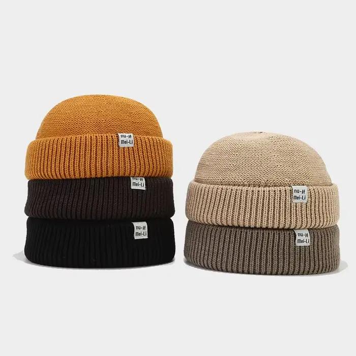 Bonnet Hip Hop en tricot pour homme et femme