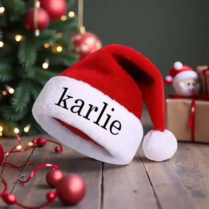 Chapeau de père noël personnalisé