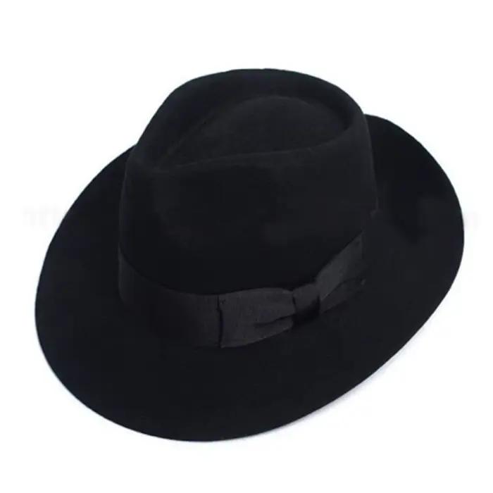 Chapeau en laine australienne à large bord
