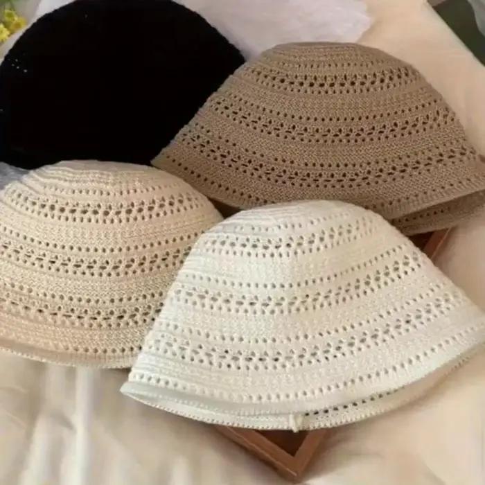 Chapeau de pêcheur en tricot d'été