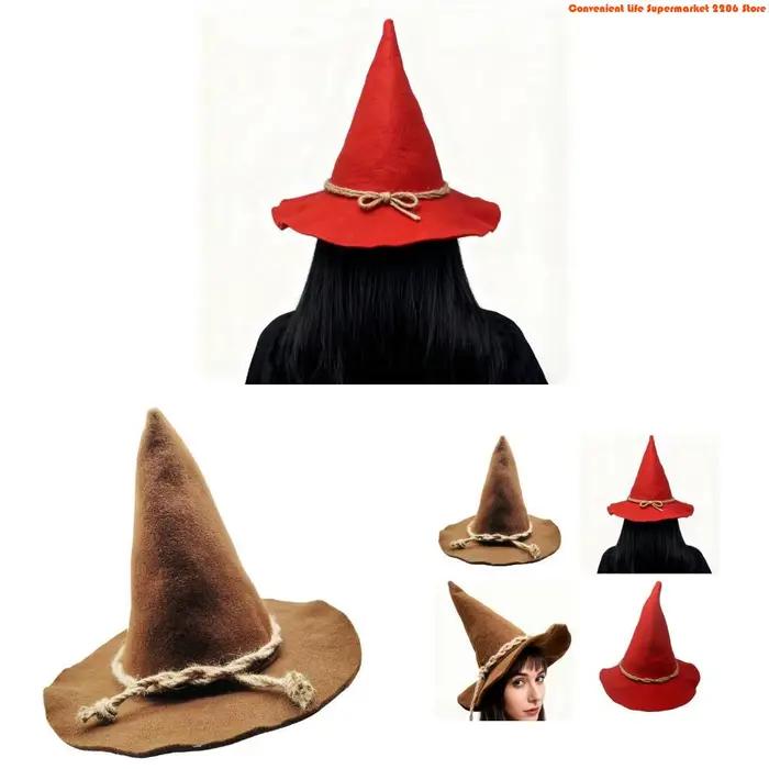 Chapeau sorcière épouvantail léger E06E