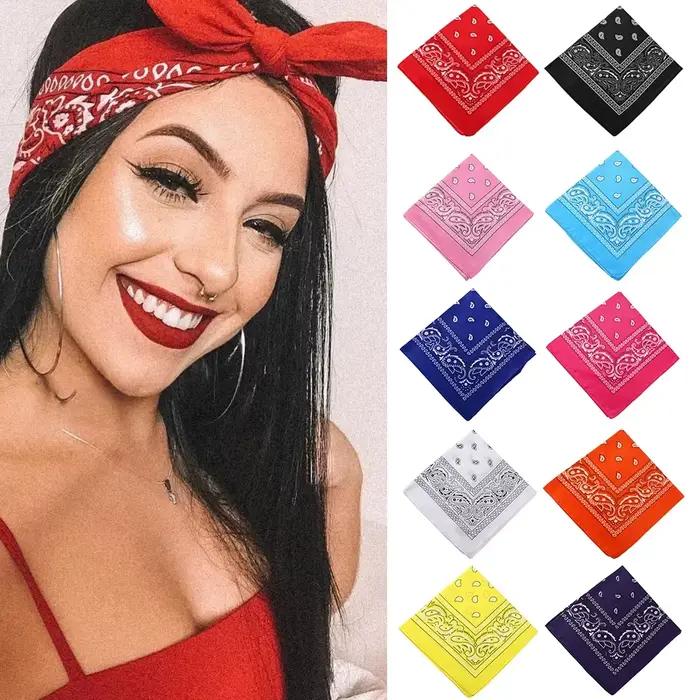 Bandana carré punk pour filles et femmes