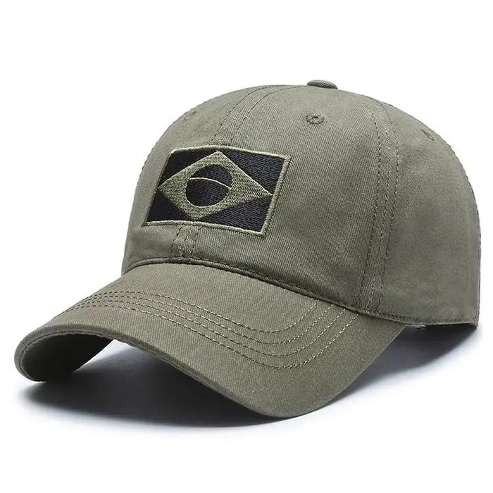 Nouvelle casquette de Baseball hommes été brésil drapeau Protection solaire