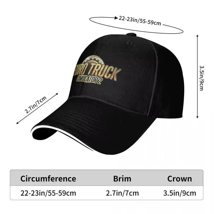Lovers Euro Truck Simulator 2 casquettes de Baseball de Sport pour hommes personnalisé mâle plage chapeau de soleil casquette Snapback