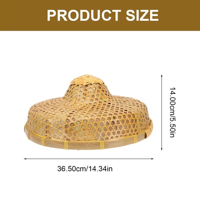 Chapeau de fermier en bambou