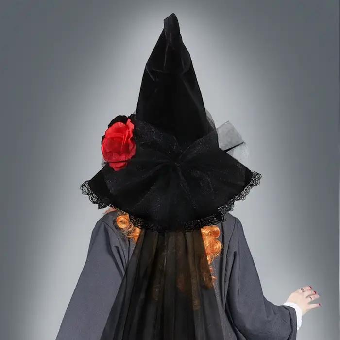 Chapeau de Sorcière Baroque pour Halloween
