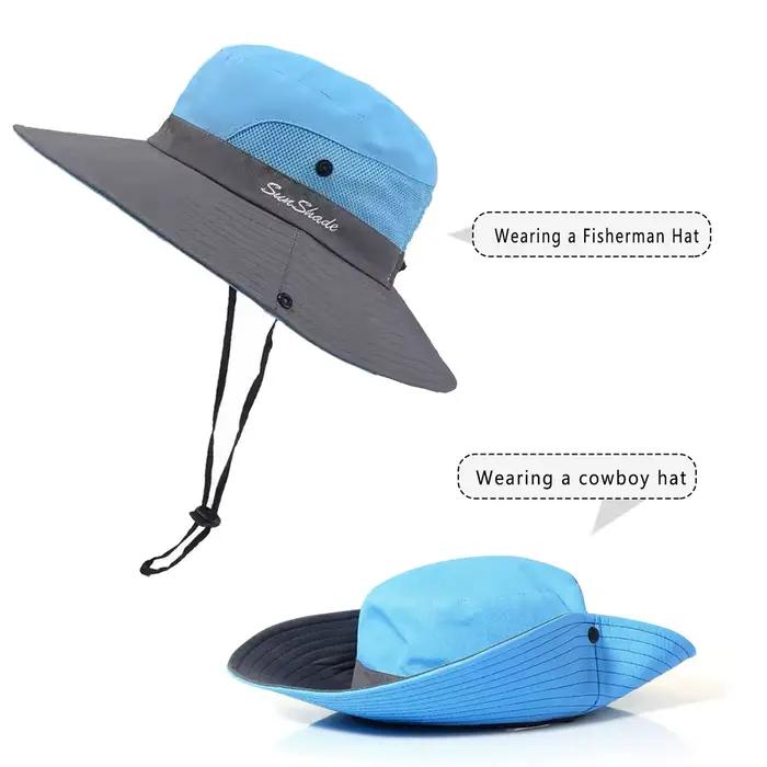 Chapeau de randonnée à large bord pour hommes
